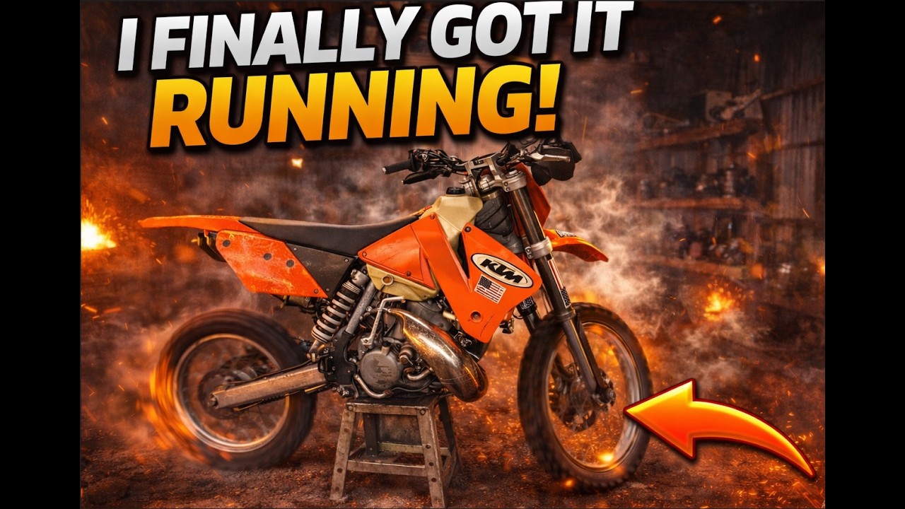 I Finally Got My KTM 200 Running Again… 🔥