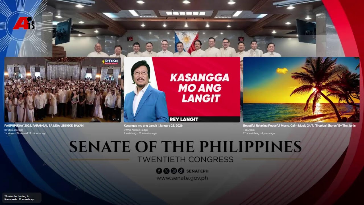 LIVE: Senate hearing kaugnay ng Anti-Epal Bill