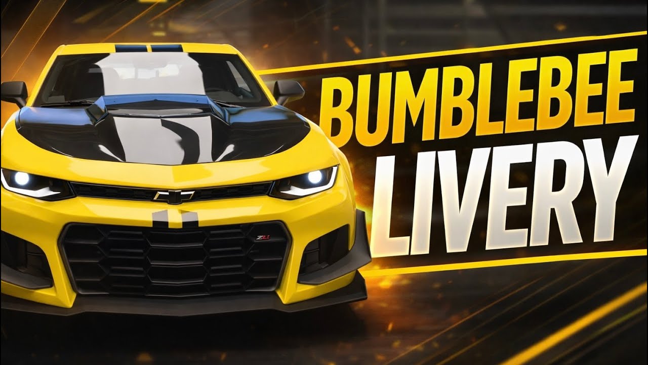 🐝CHEVROLET CAMARO ZL1 1LE 2018 BUMBLEBEE LIVERY🔥🐝FORZAHORIZON5✅