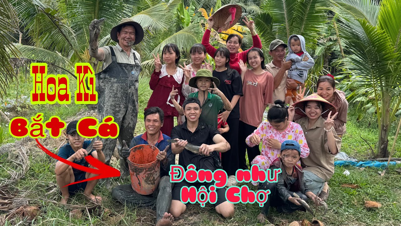 Nay Mấy Anh, Chị Hoa Kì về nước bắt Cá quá hay… Cá dính thấy ham