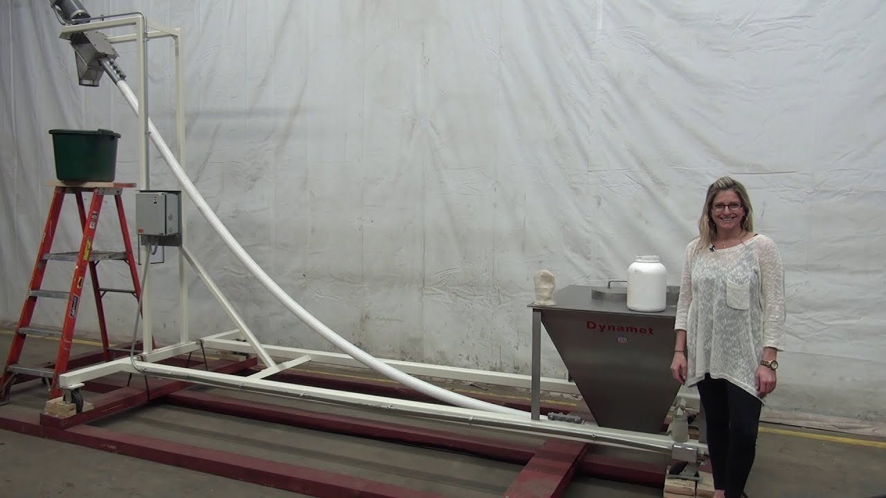 Portable Dynamet Flexible Screw Conveyor