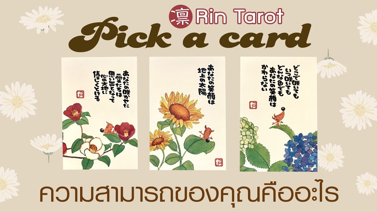 Pick a Card ความสามารถของคุณคืออะไร สิ่งใดที่เป็นลักษณะเด่นหรือจุดแข็งของคุณ