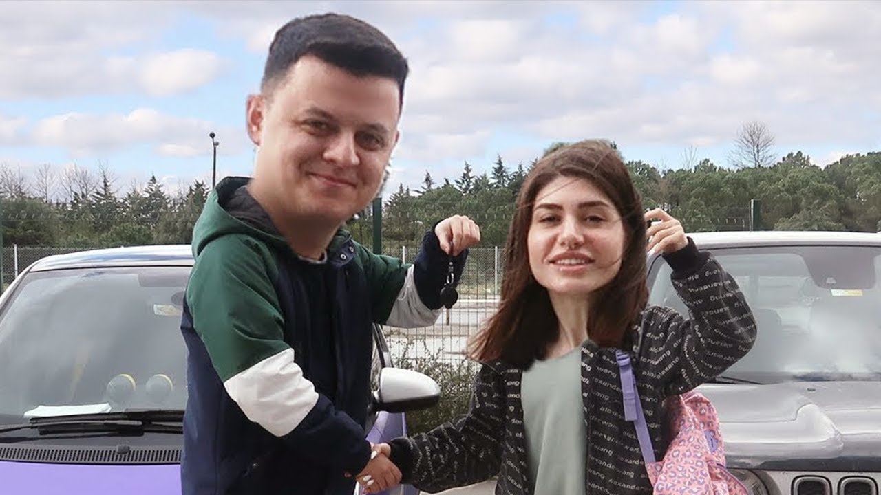 KIZ ARKADAŞIMLA ARABALARIMIZI TAKAS ETTİK!