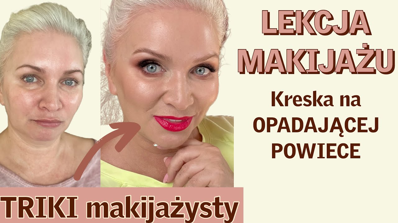 LEKCJA MAKIJAŻU// Kreska bez jaskółki // POWIĘKSZ oko makijażem // TRIKI makijażysty// Pędzle Boho