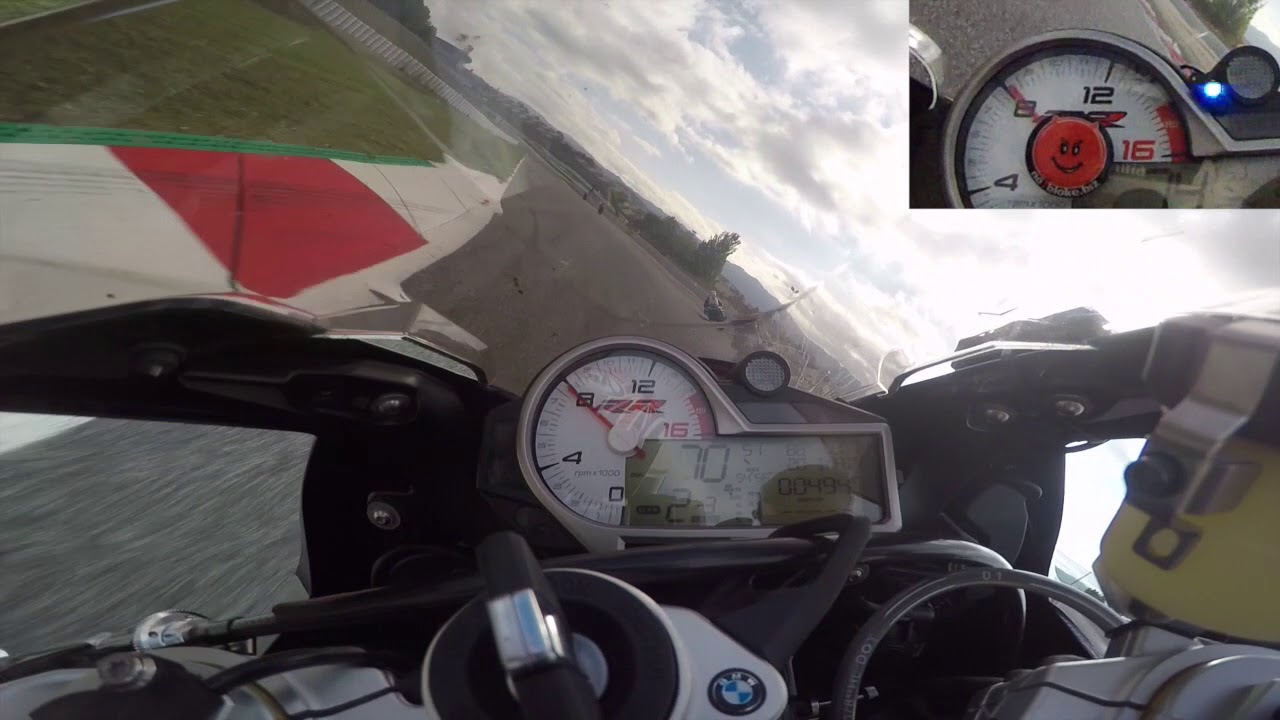 BMW S1000RR motorbikes compared on track at Catalunya Mike Spike Edwards video action motorcycle