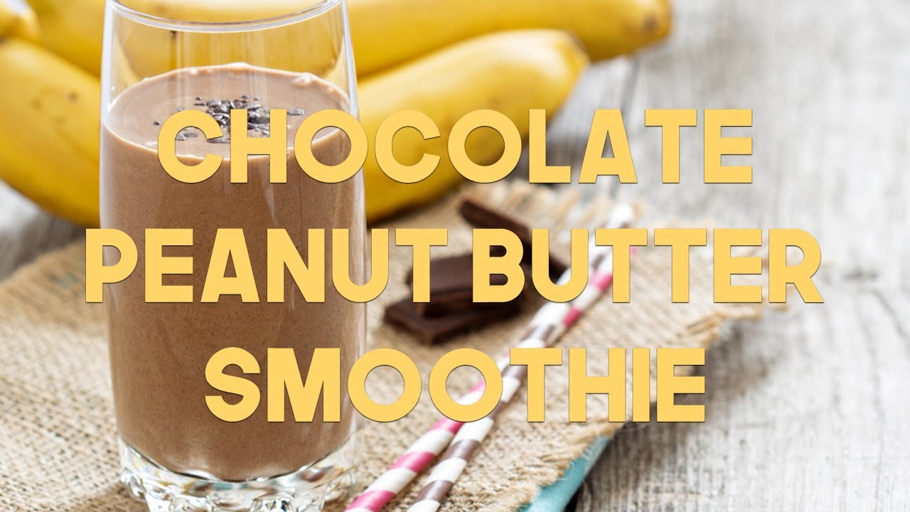 Chocolate Peanut Butter & Banana Smoothie for Kids | Optimum 9400 High Speed Blender