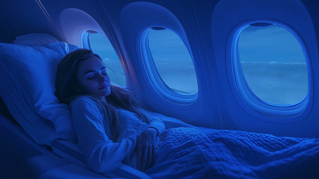 Airplane Cabin White Noise Jet Sounds | Great for Sleeping, Studying, Reading & Homework | 3 Hours