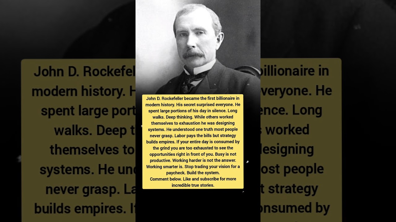 John D. Rockefeller: The First Billionaire&rsquo;s Secret to Building an Empire