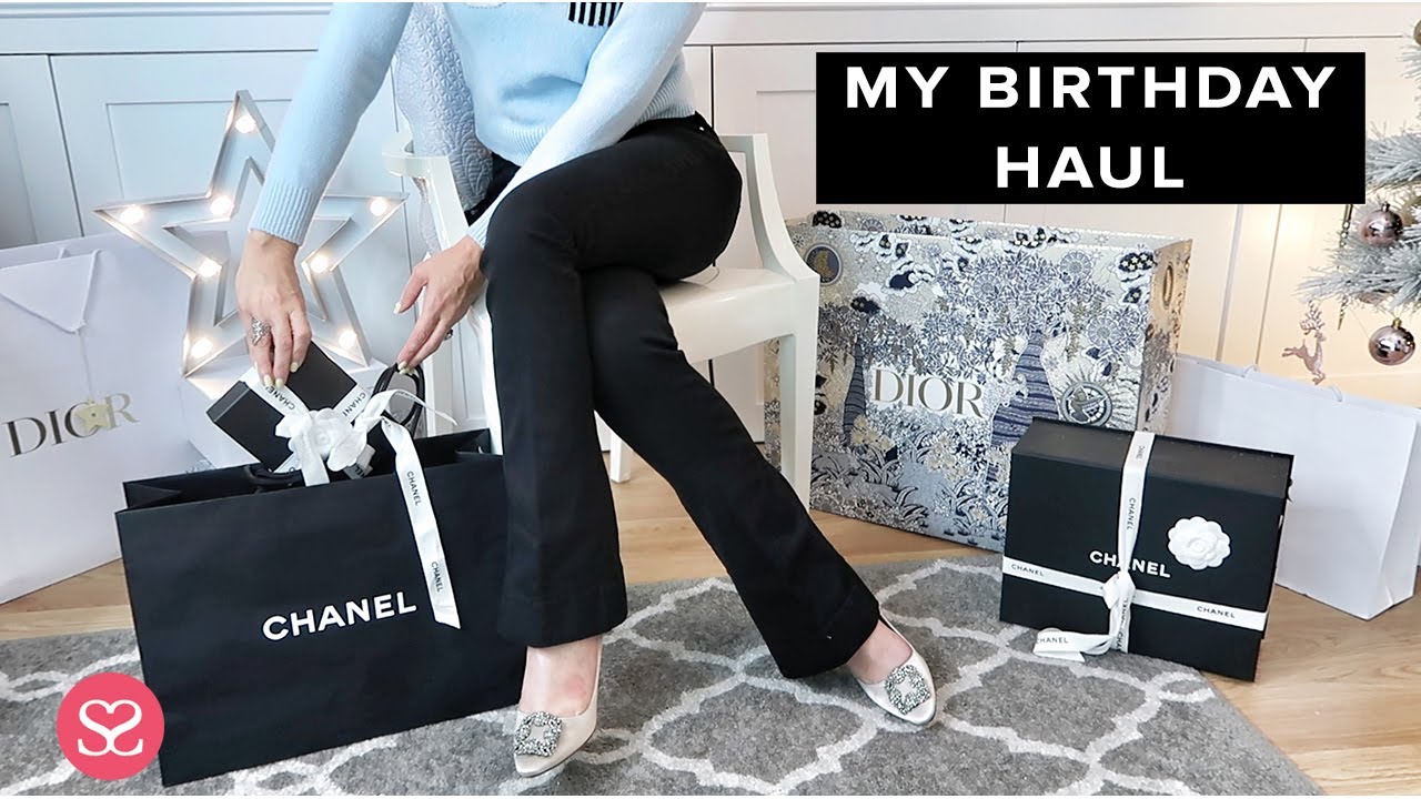 Opening My Birthday Presents from Chanel, Dior, Alaia :)