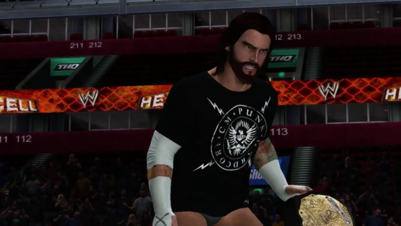 WWE Hell in A Cell 2009: CM Punk vs The Undertaker (SmackDown vs RAW 2011)