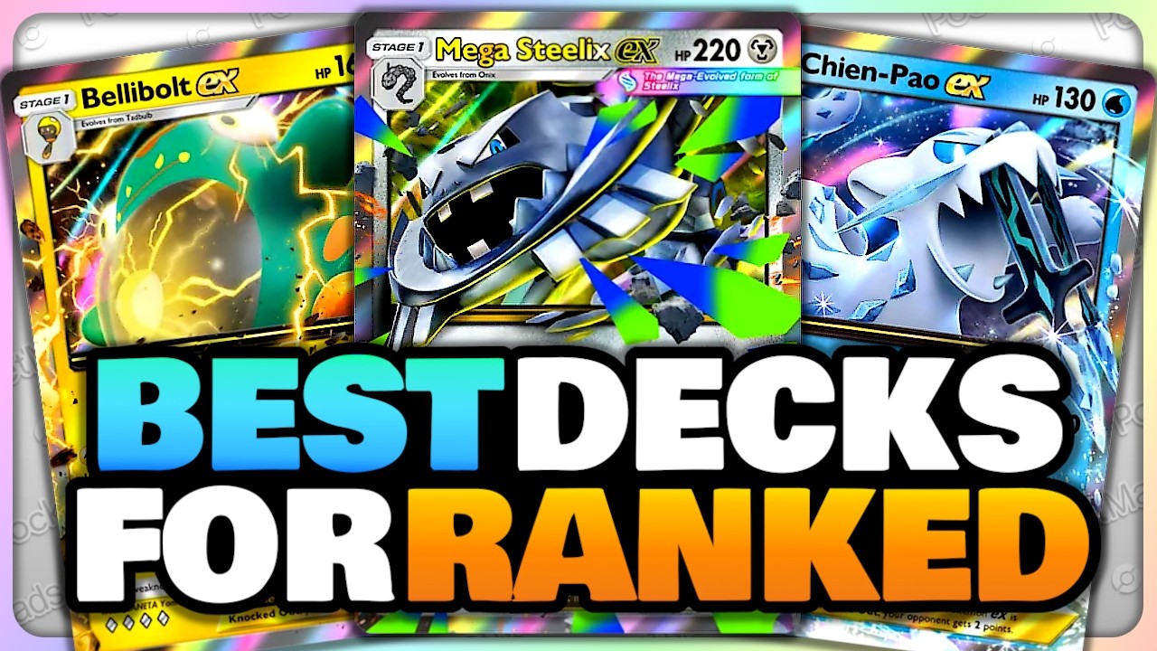 The BEST DECKS To Play To FINISH The RANKED Season!!! | Pokemon TCG Pocket