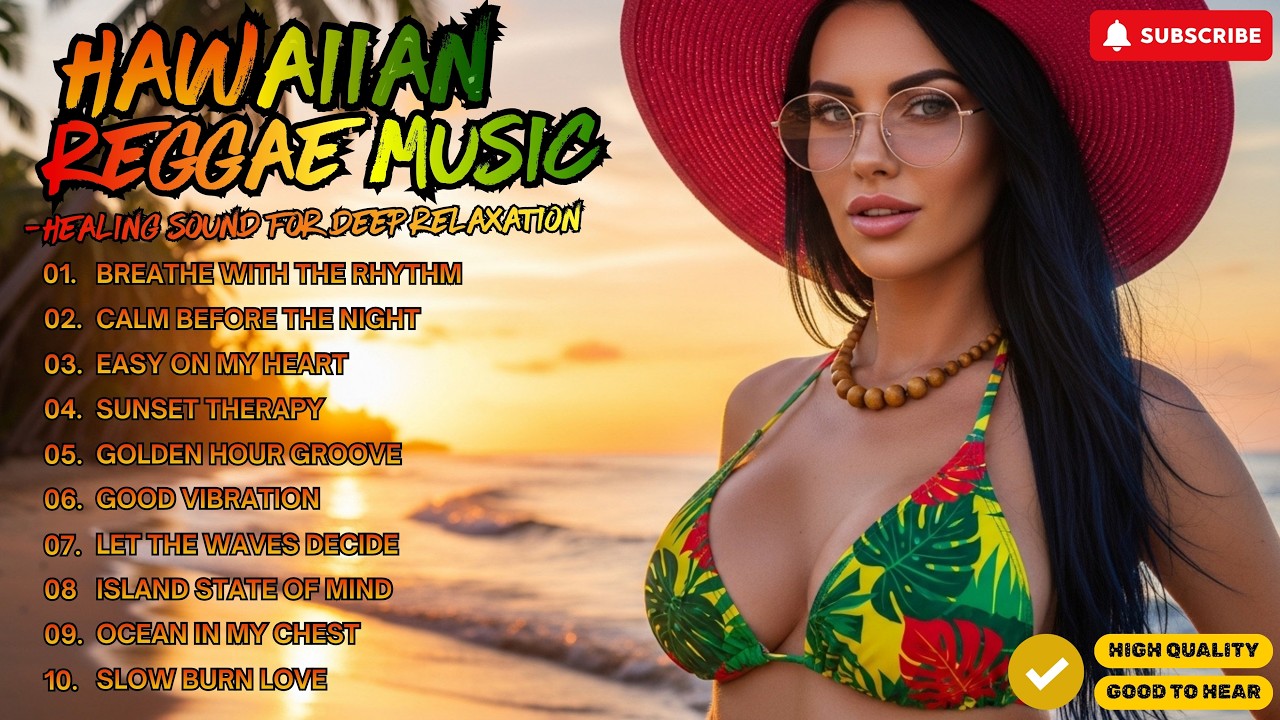 🌴 Tropical Chill Reggae – Hawaiian Ocean Vibes for Summer Peace & Relaxation ☀️