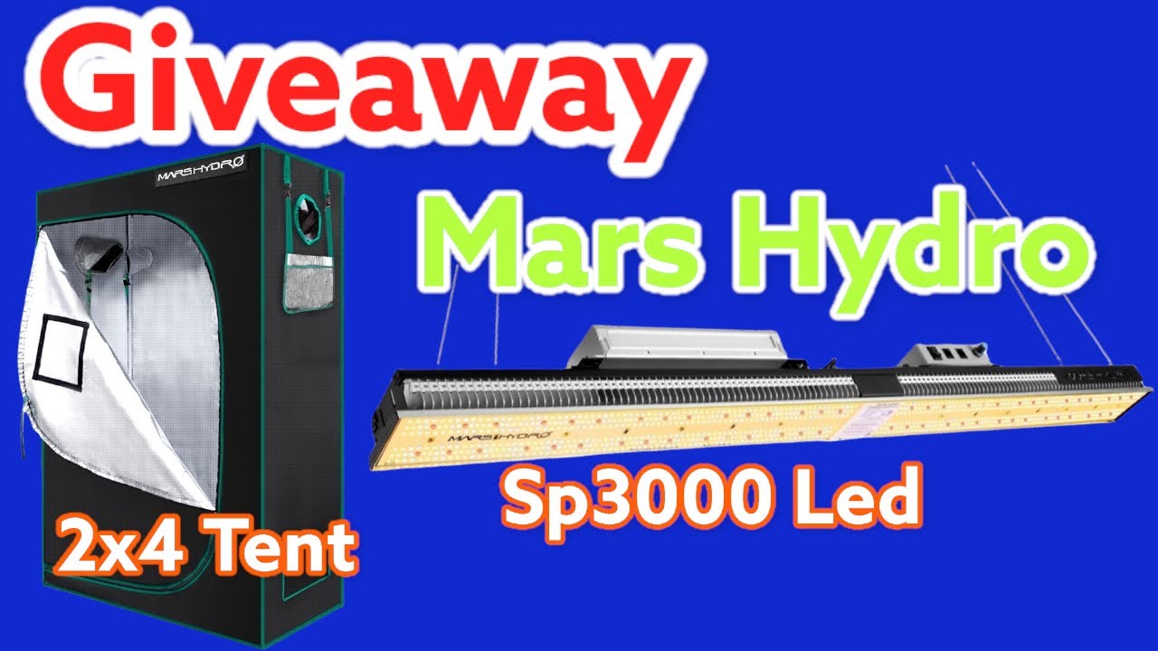 Mars Hydro tent and light giveaway