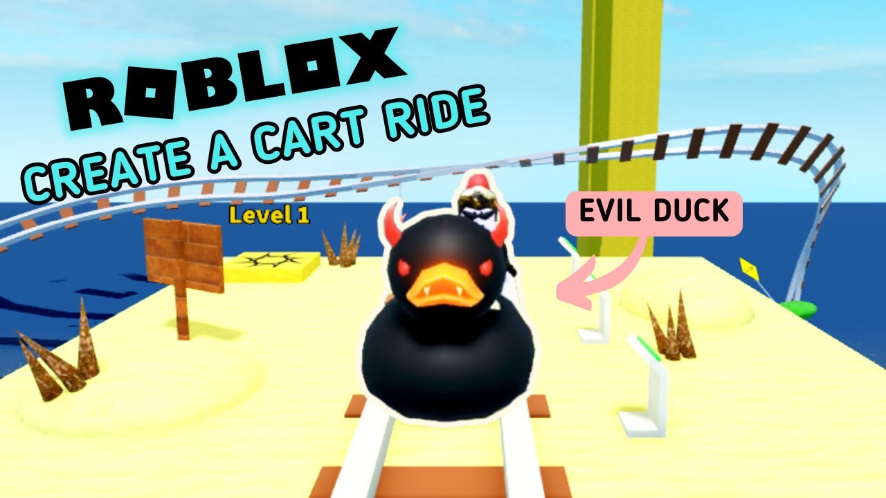 Roblox | Create a Cart Ride | Evil Duck 😈 - The Impossible Solar Cart Ride!