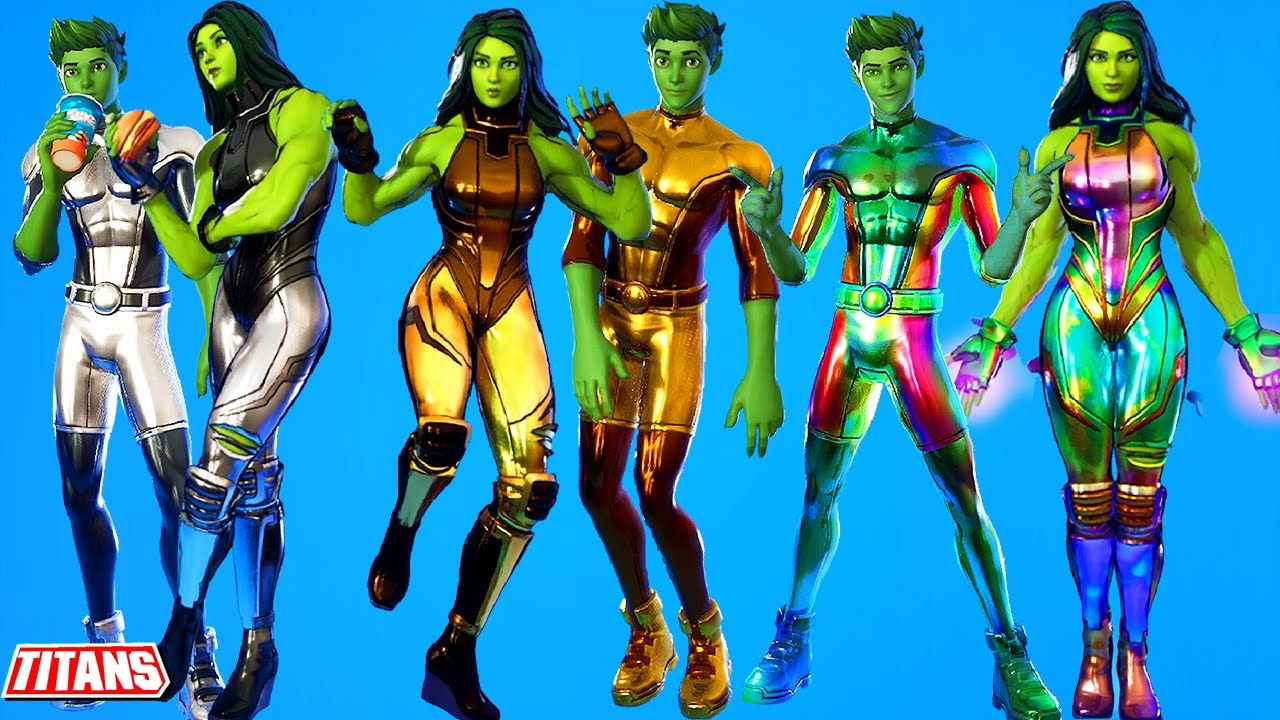 More Styles for Beast Boy Skin Fortnite