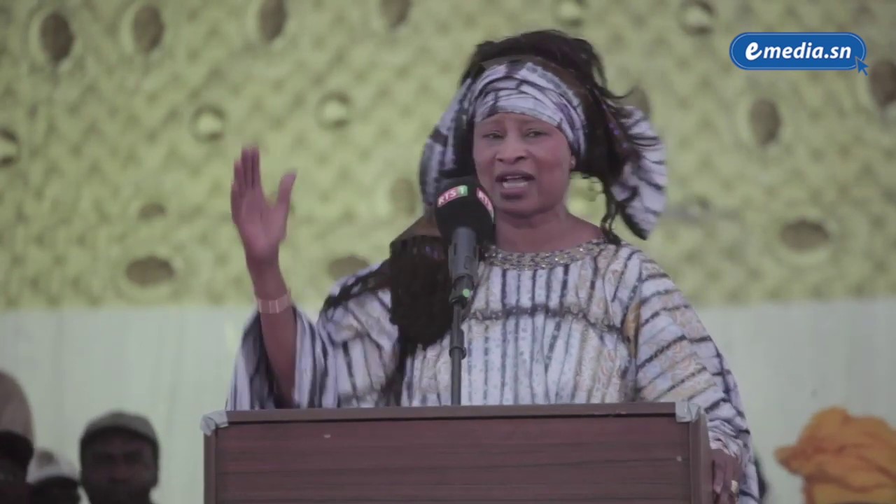 Aïssata Tall Sall au meeting de Macky à Podor : 