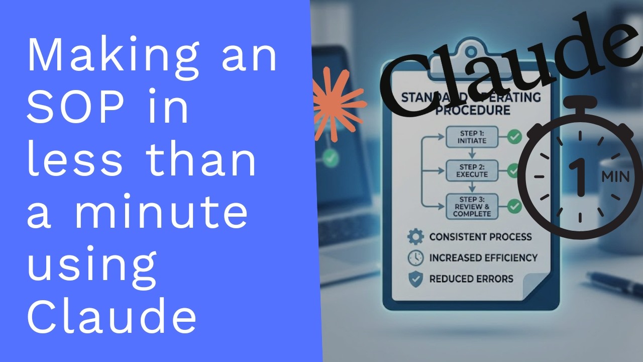 Making an SOP in less than a minute using Claude