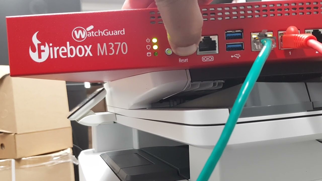 How To reset the Watchguard Firebox M370 Firewall to Factory Defaults