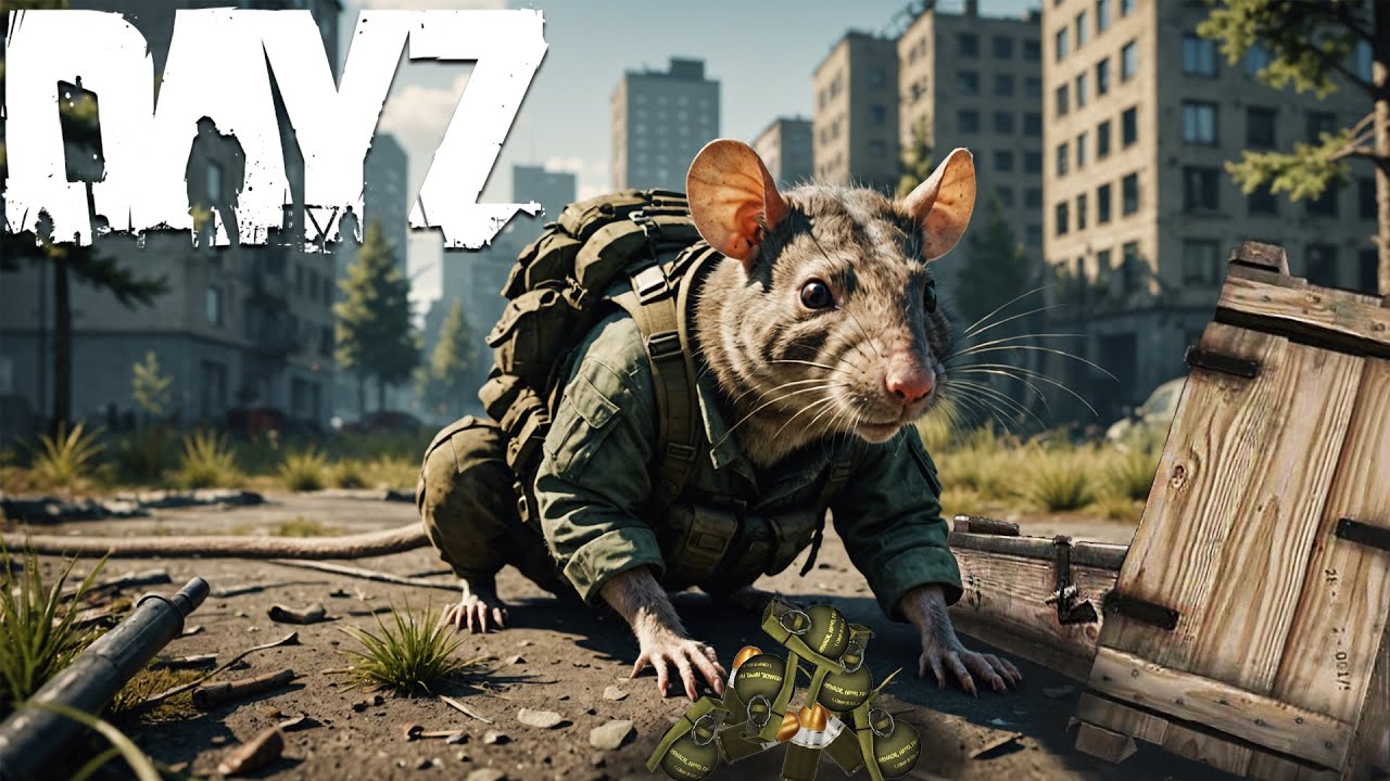 DayZ Rat Sniffing the loot and Raiding a Base - Official Server #dayz