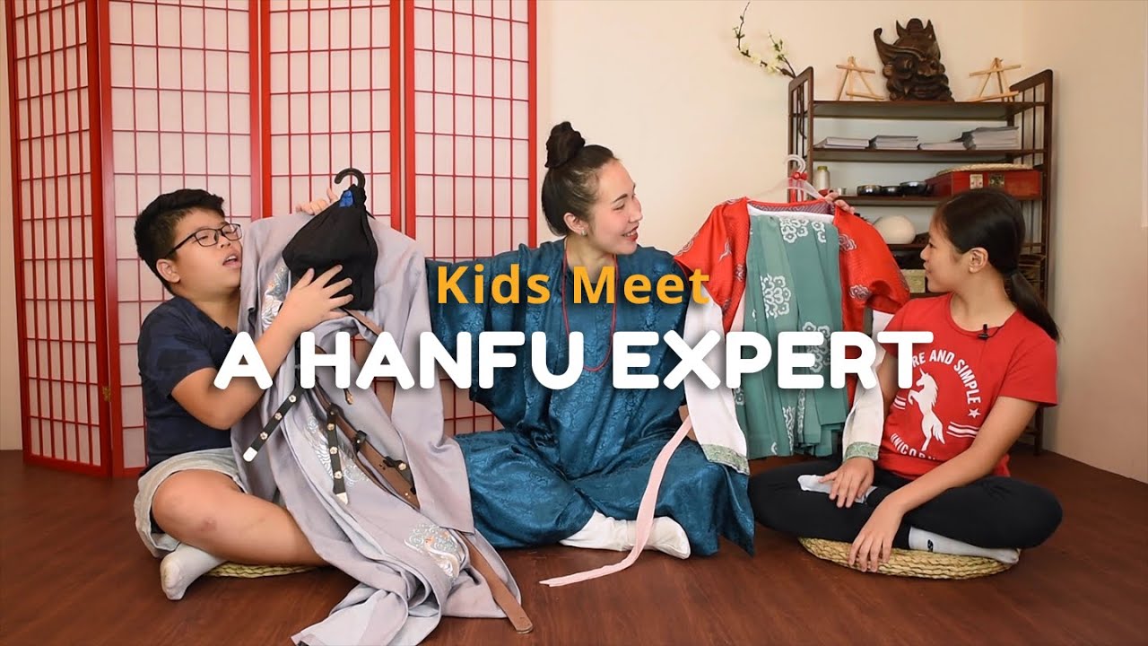 Singaporean Kids Try Tang Dynasty Costume For the First Time with a Hanfu expert | 新加坡小孩第一次尝试汉服