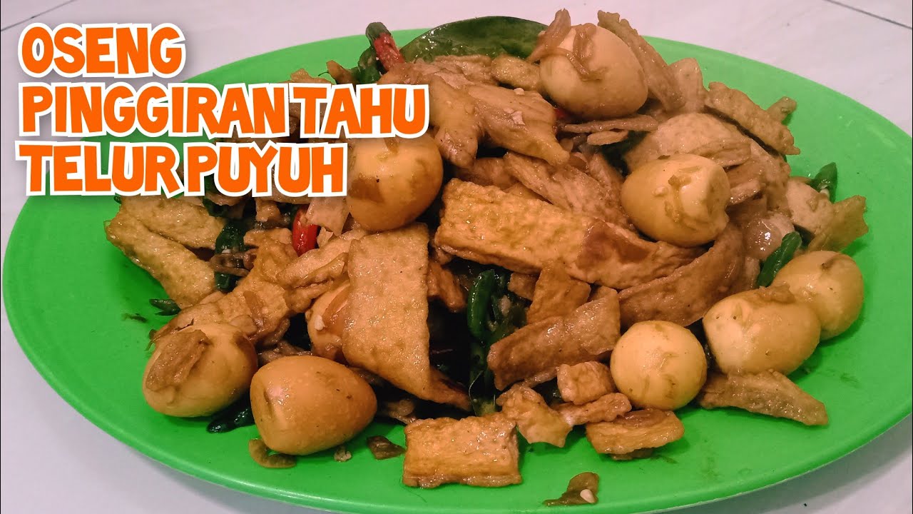 Resep Olahan Pinggiran Tahu & Telur Puyuh || Bikin nambah nasi ||