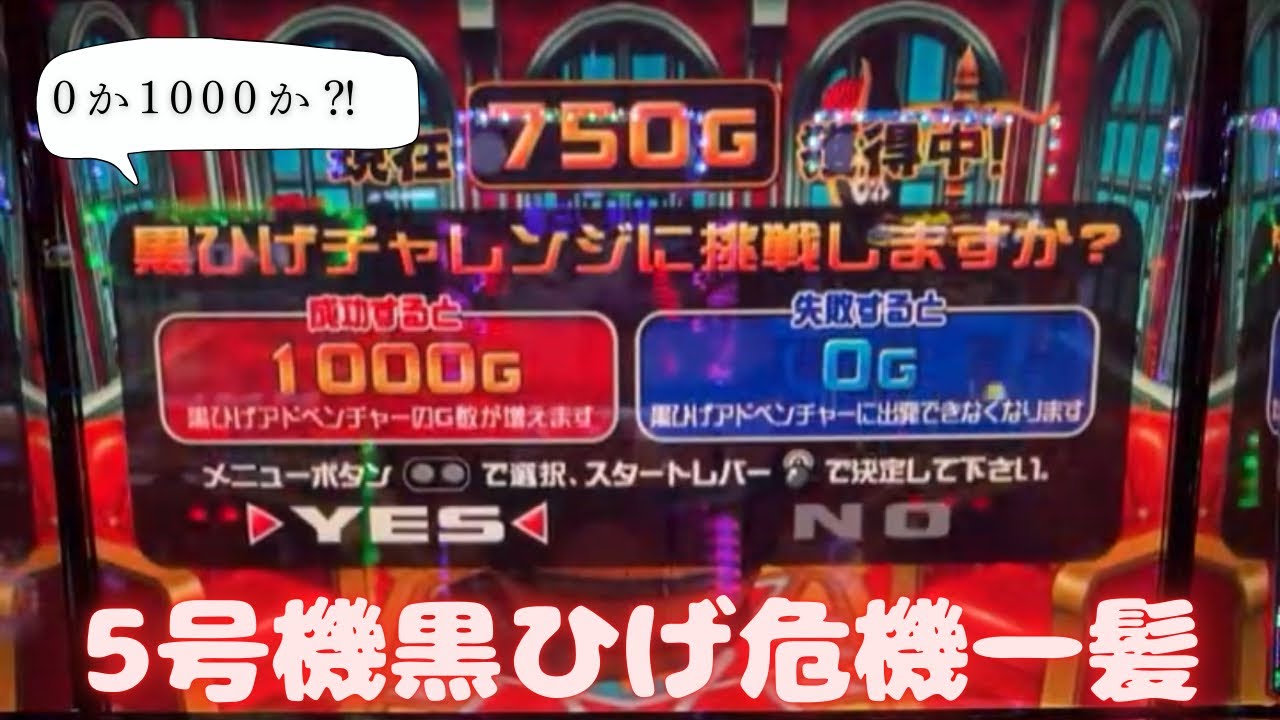 【5号機】パチスロ黒ひげ危機一発　1000か0かの勝負がひりつく