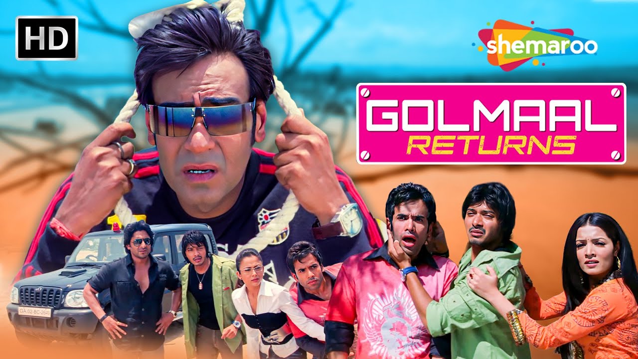 Golmaal Returns - Film India Komedi Terkocak | Bahasa Dub Movie | Ajay Devgn, Kareena Kapoor,