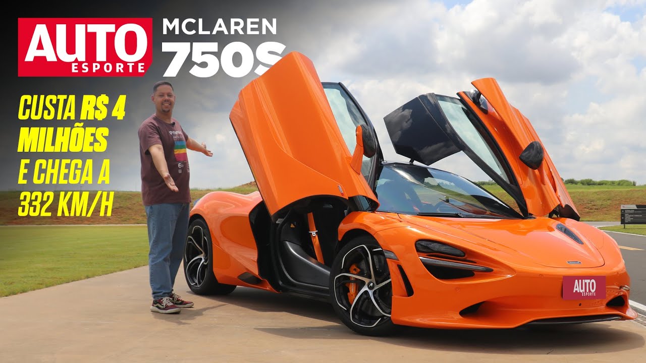 MCLAREN 750S: ACELERAMOS O ESPORTIVO QUE CUSTA R$ 4 MILHÕES E CHEGA AOS 332 KM/H