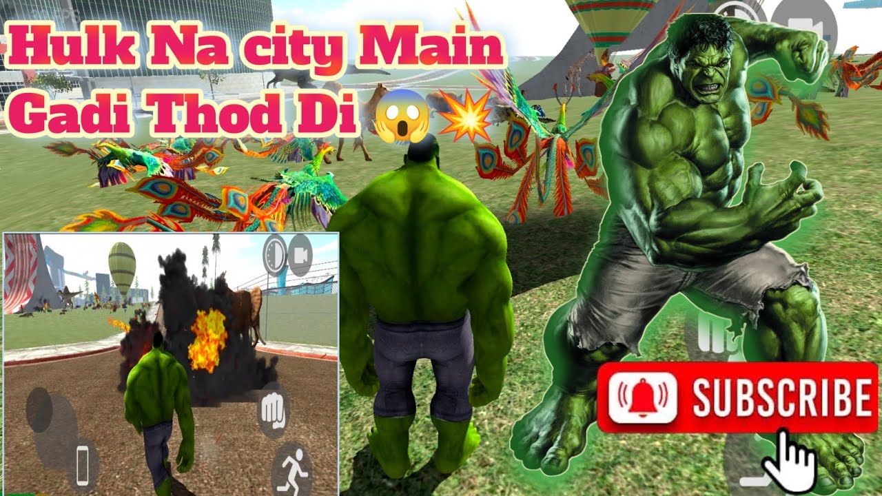 Hulk vs Dinosaur 🦖 fight 😱 Dekhke Franklin ko kya hua | Indianbikedriving3d new update gameplay