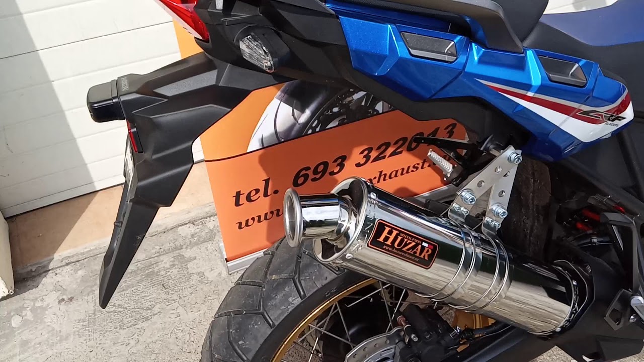 Honda CRF 1000 Africa Twin with Huzar Exhaust