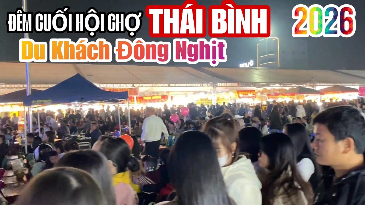 Đêm Cuối Hội Chợ Xúc Tiến Thương Mại Sản Phẩm OCOP tỉnh Hưng Yên Mới 2026 Du Khách Đông Kinh Khủng