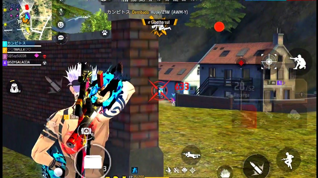 ¿Quién dijo que con randoms solo se baja? ¡Mira esta partida! Free fire 