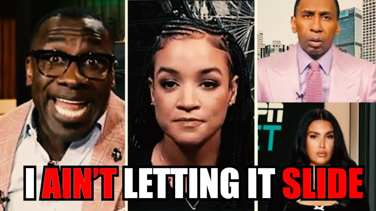 Shannon Sharpe SCREAMS At Andraya Carter, Stephen A Smith YELLS @ Molly Over Caitlin Clark!