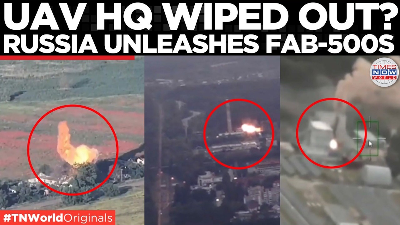 RUSSIA STRIKES UKRAINE: Moscow Claims FAB-500 Bombs Crush Ukrainian UAV Bases In Kharkiv