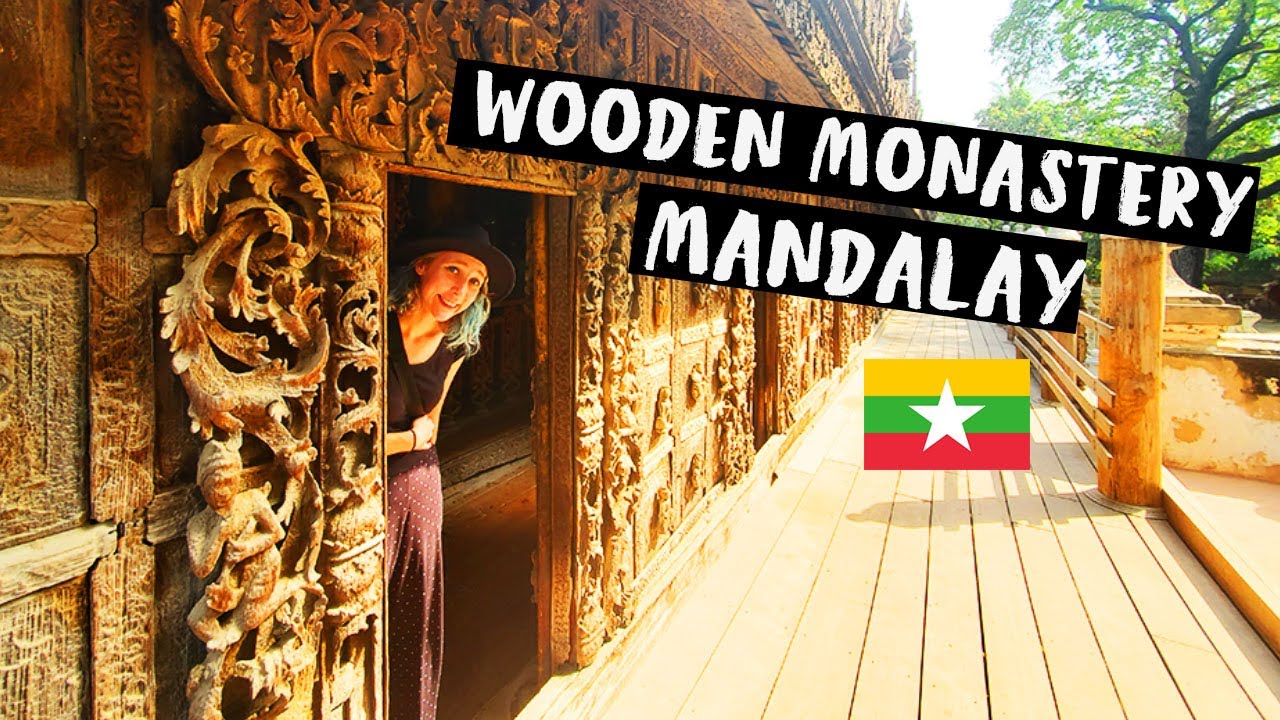 🇲🇲 Ancient Wooden Monastery //#Mandalay #Myanmar