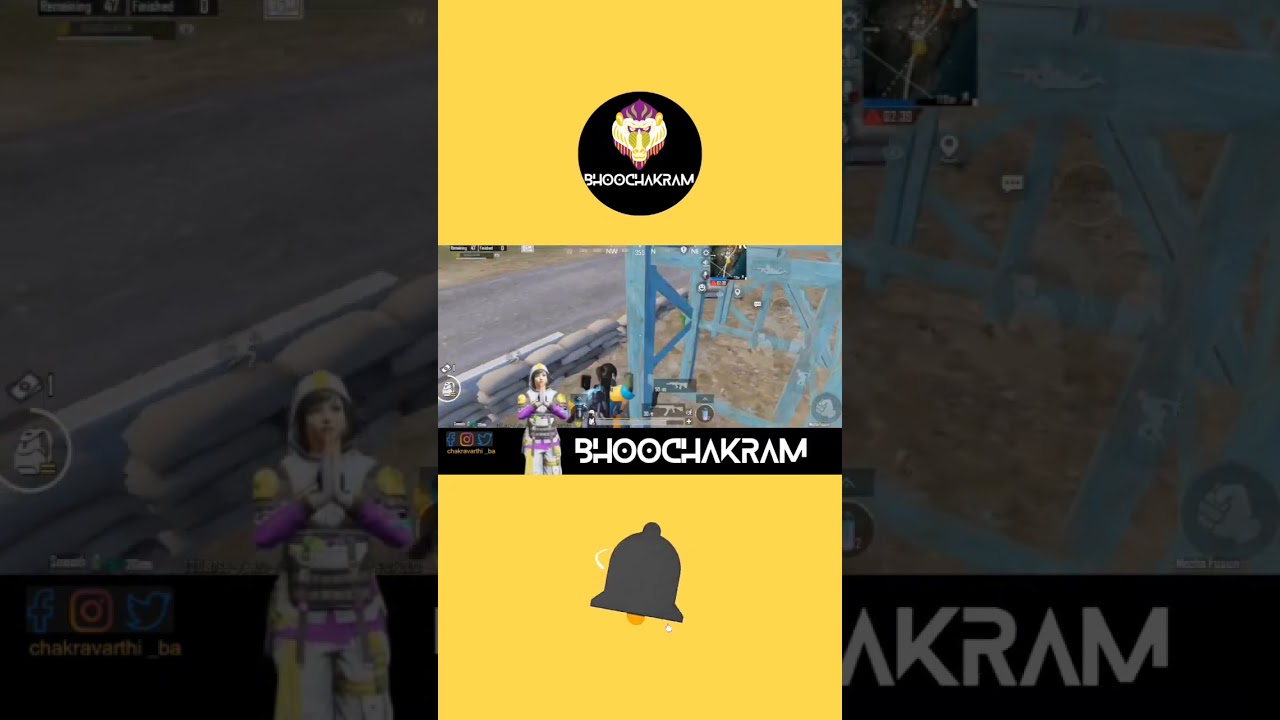 guddi guddi sampina 😀 #bhoochakram #pubgmobile #bgmi #gameplay #levinho #fighting @Bhoochakram