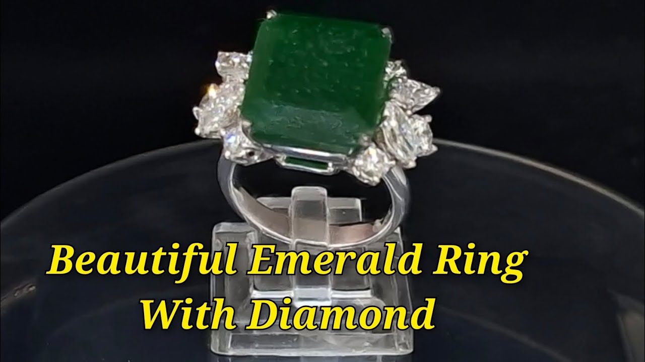 Emerald Ring with Diamond/ Making process ✨️ 