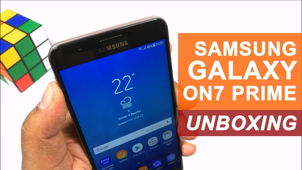 Samsung Galaxy On7 Prime Unboxing and Hands-on with Samsung Mall Demo