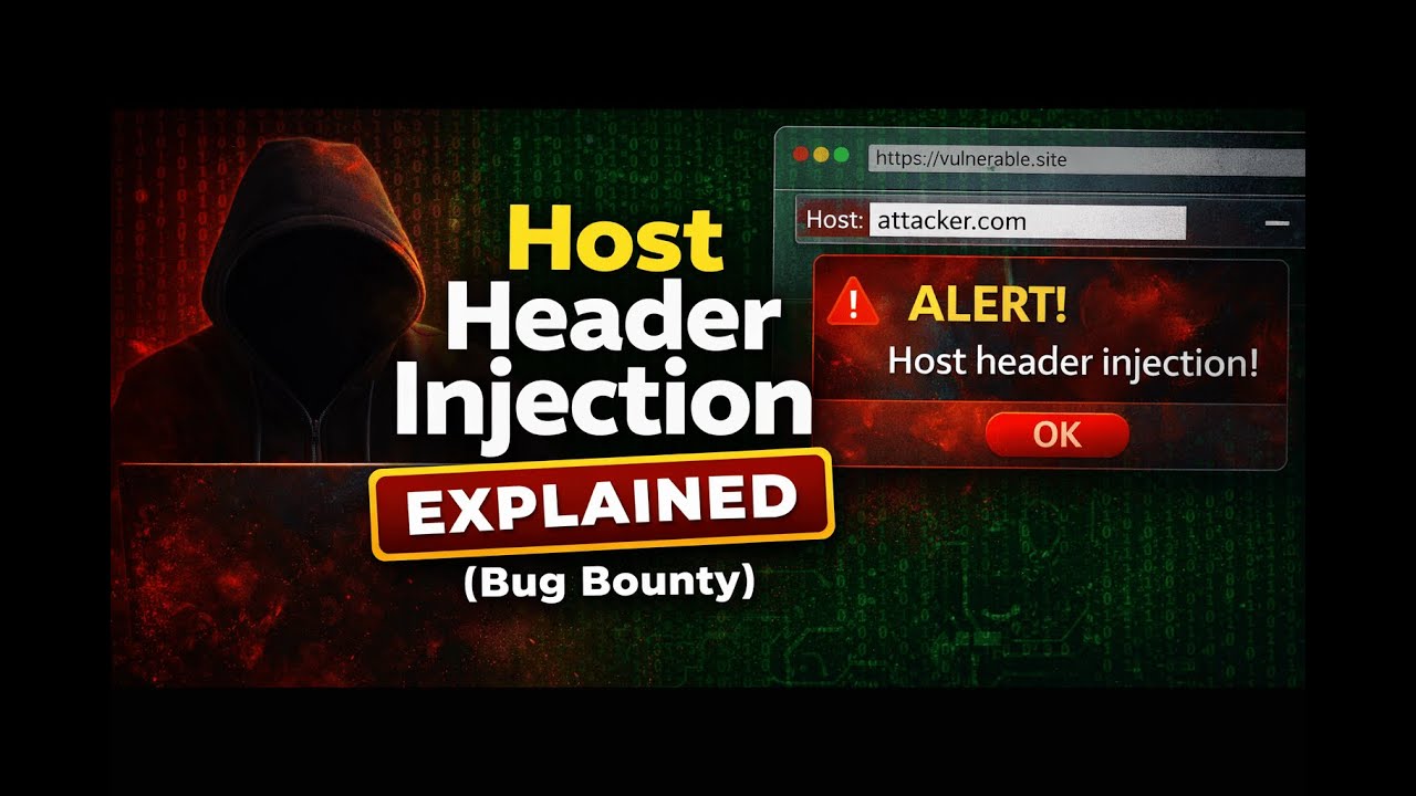 Host Header Injection Explained (Bug Bounty) | Web Hacking ⚠️