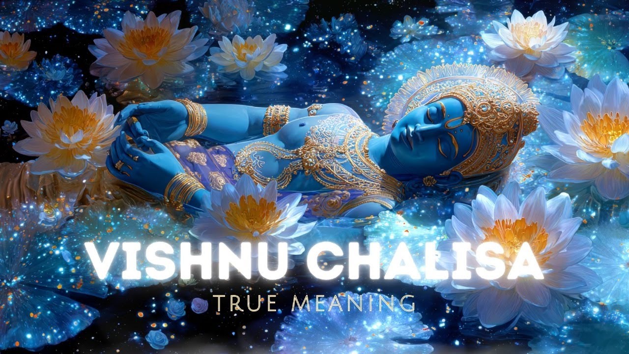 Soft Dashavatar Vishnu Chalisa | Peaceful Vishnu Bhajan for Meditation & Inner Calm | With Meaning