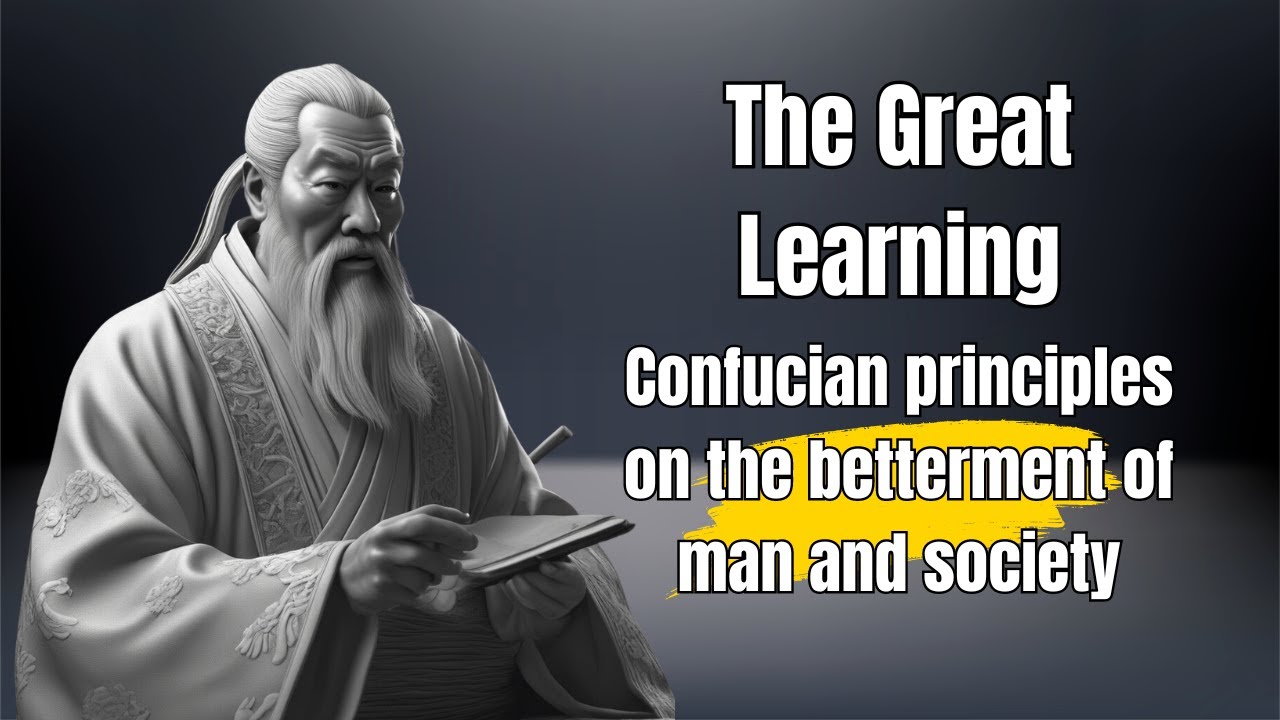 The Great Learning: Confucian Principles on the Betterment of Man and Society #confucius #philosophy