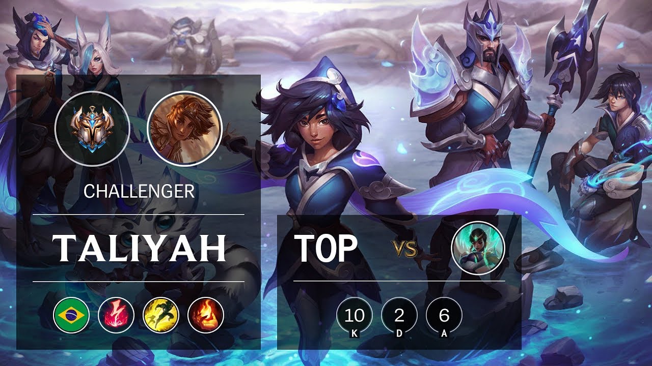 Taliyah Top vs Karma - BR Challenger Patch 9.20