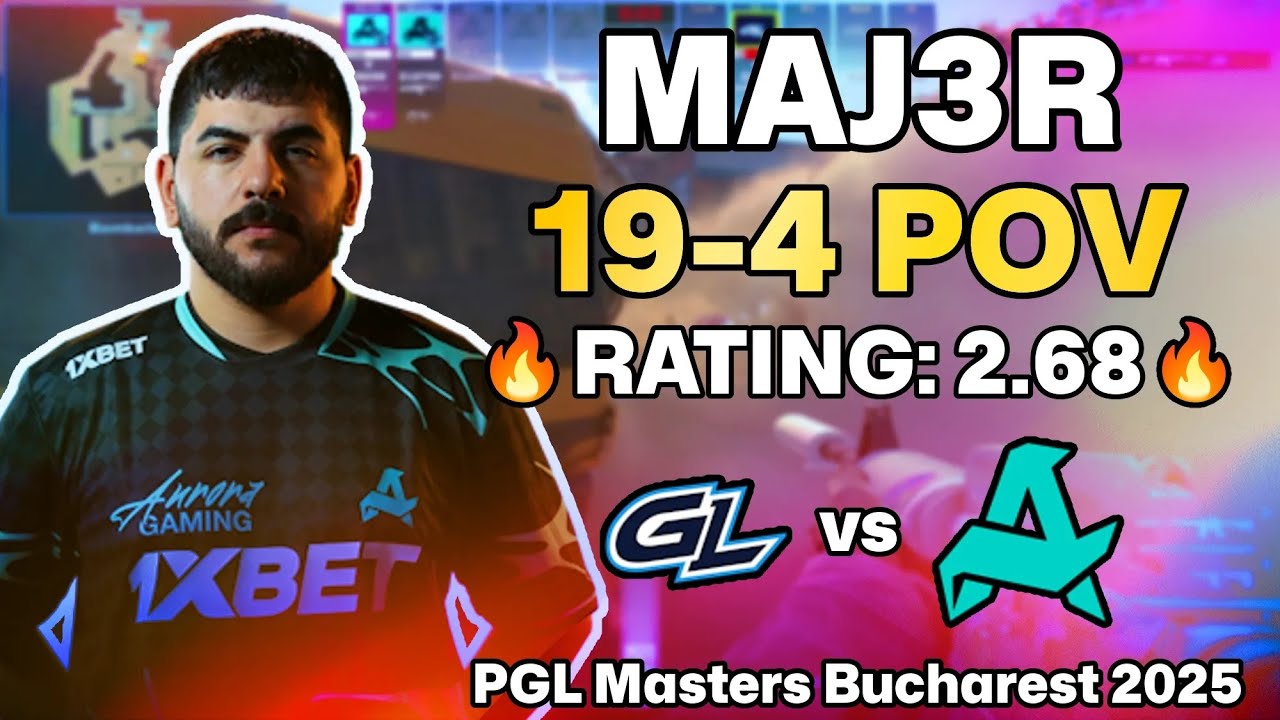 💀 MAJ3R POV: OVERPASS UNTOUCHABLE vs GamerLegion! | SEMI FINAL PGL Masters Bucharest 2025