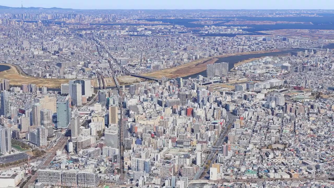 Kawasaki View 3D  4K Aerial Tour of Japan’s Industrial & Cultural Powerhouse