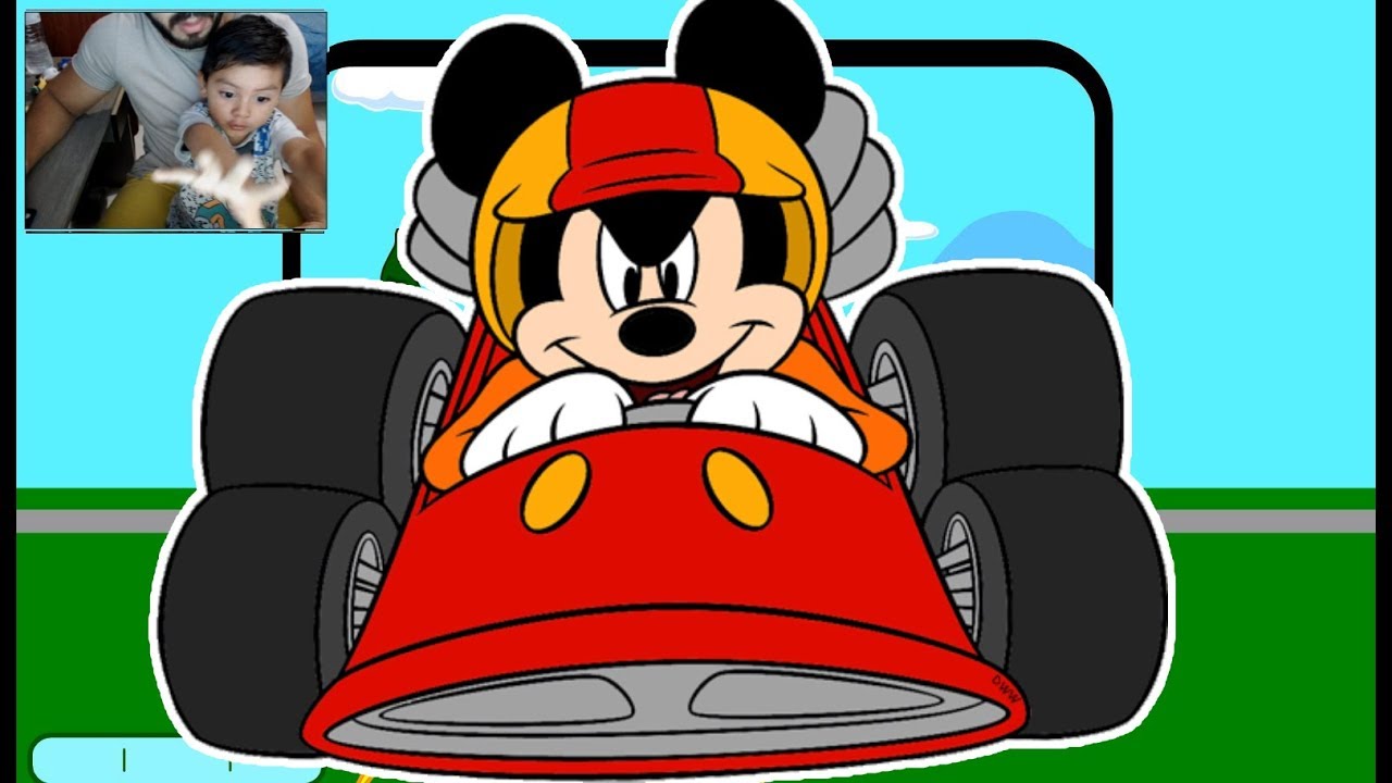 Juego para niños | Carreras con Mickey Mouse y sus amigos