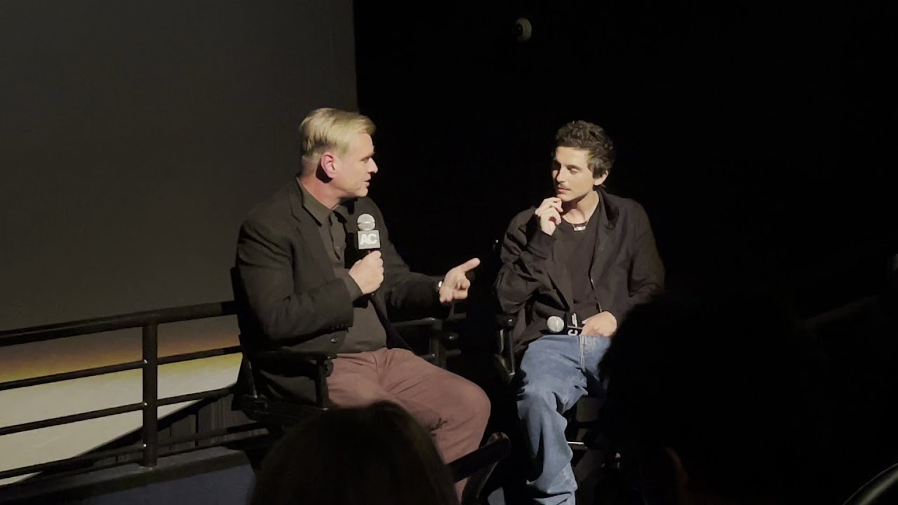 Christopher Nolan & Timothée Chalamet in conversation (Interstellar QnA @ AMC Citywalk IMAX)