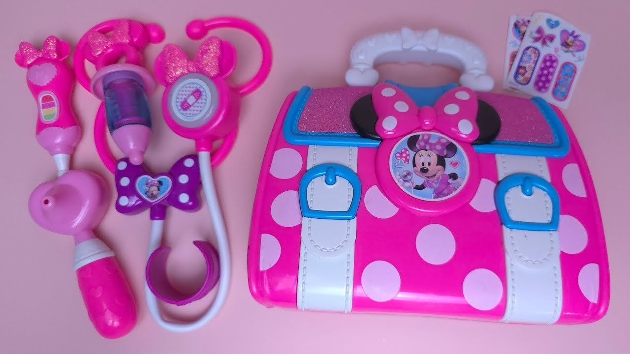 Disney Minnie Mouse Doctor Set Satisfying with Unboxing Compilation Toys ASMR #813