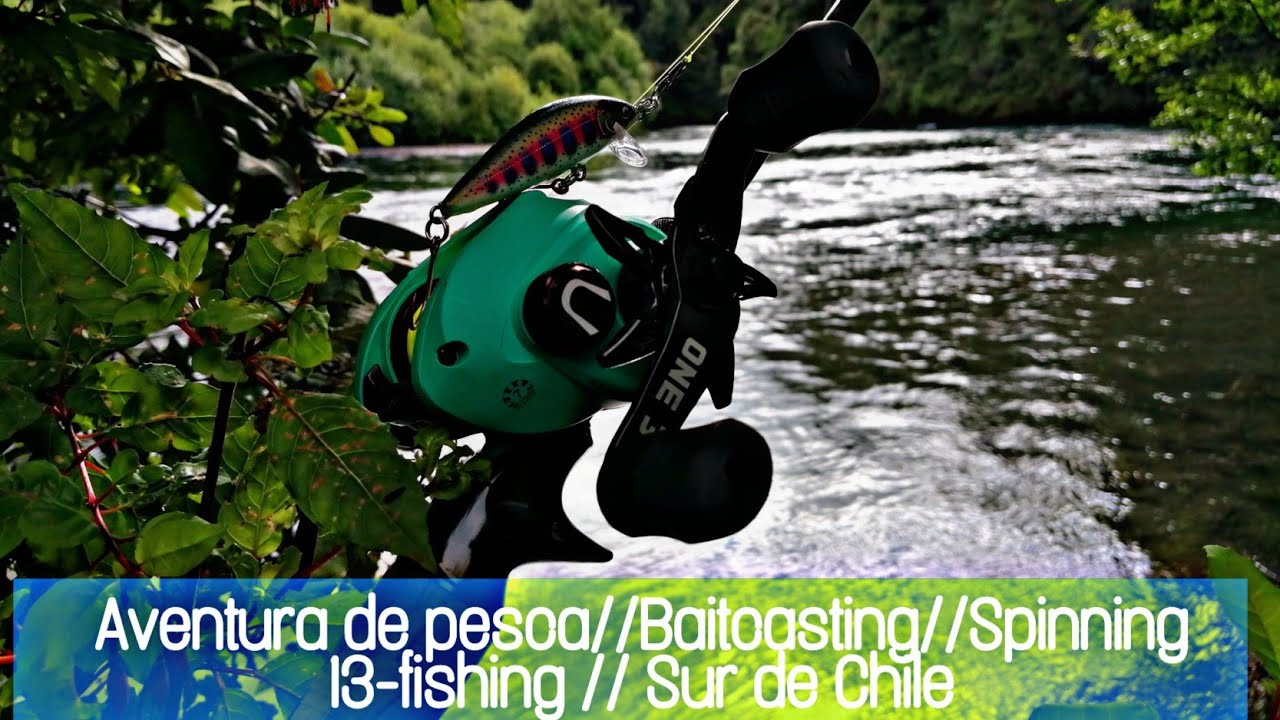 Aventura de pesca//Baitcasting//Spinning 13-fishing // Sur de Chile