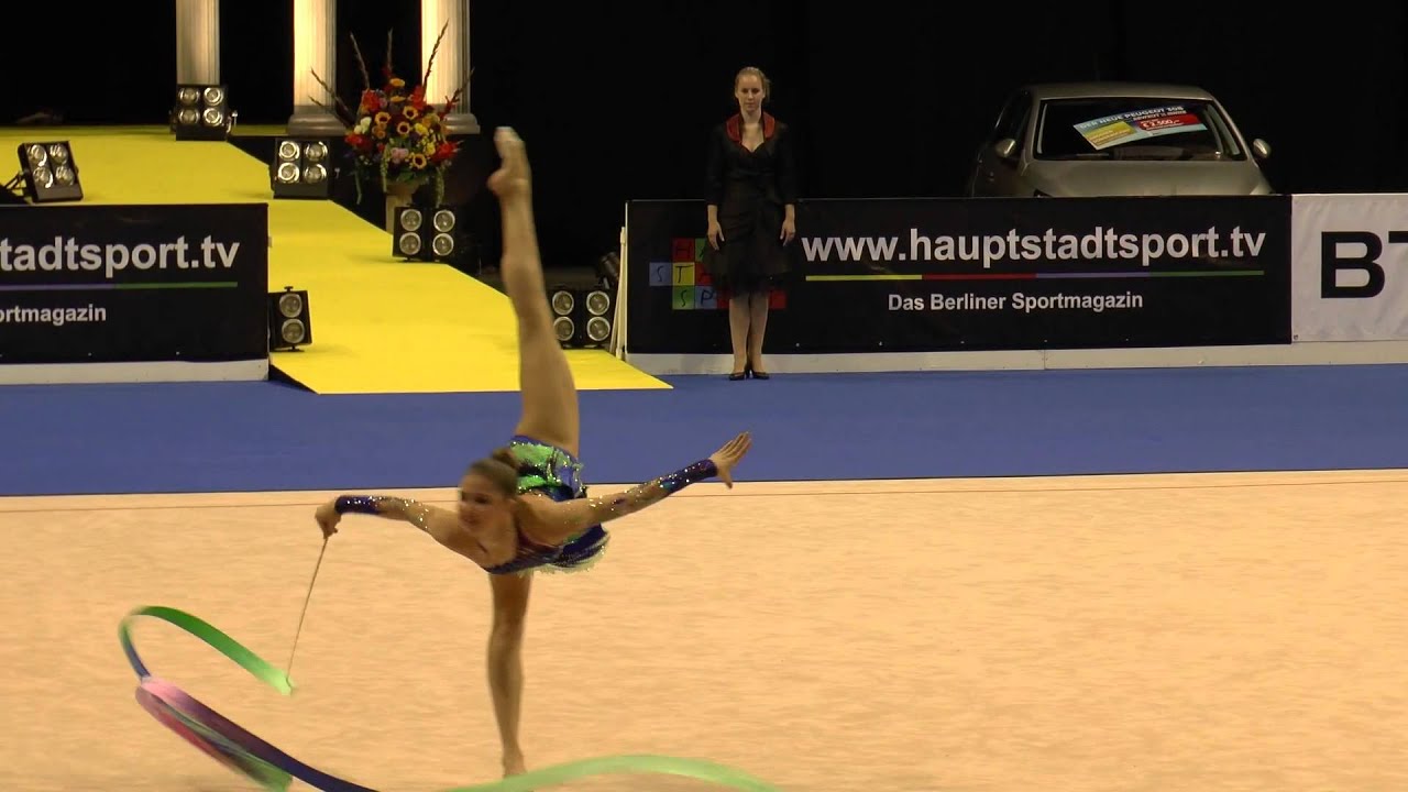 Berlin Masters 2013 Maria Kadobina, Ribbon, Belarus