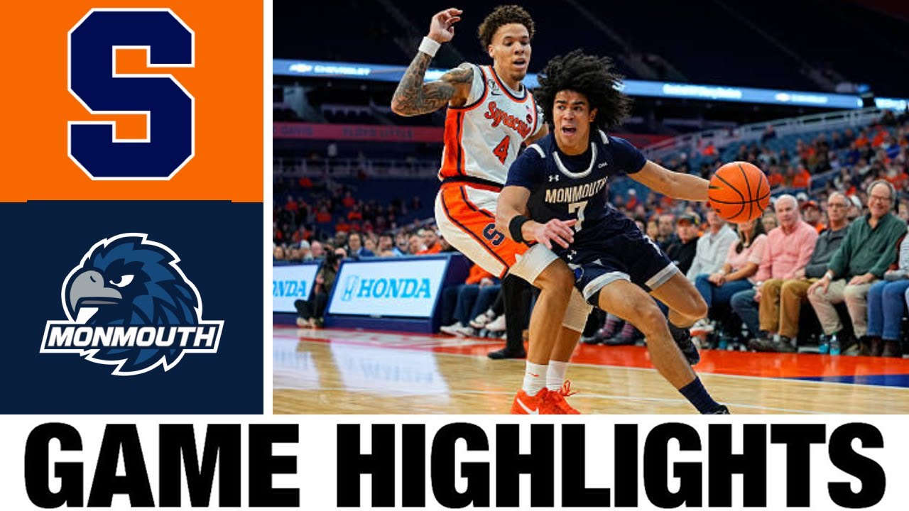 Syracuse vs Monmouth Highlights | Men's Basketball | College Basketball 2025